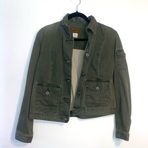 ST. JOHN's BAY Green 100% cotton jacket